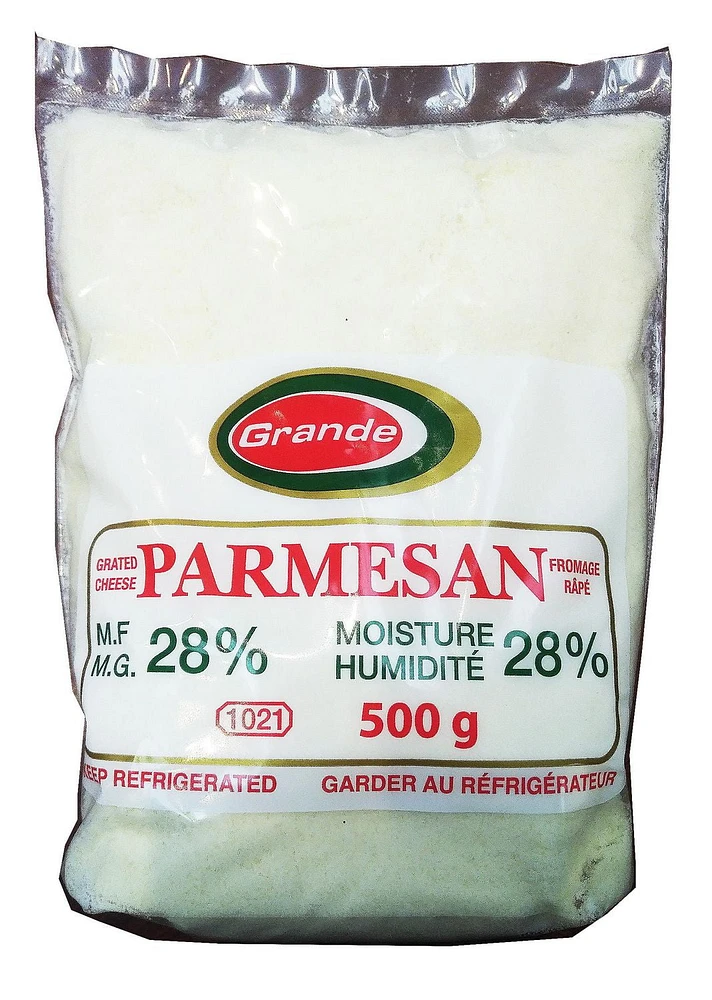 Grande Cheese Grated Parmesan Cheese 500gr, grated parmesan cheese 500gr