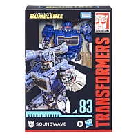 Transformers Studio Series 83 Voyager Class Transformers: Bumblebee Soundwave Action Figure, 6.5-inch