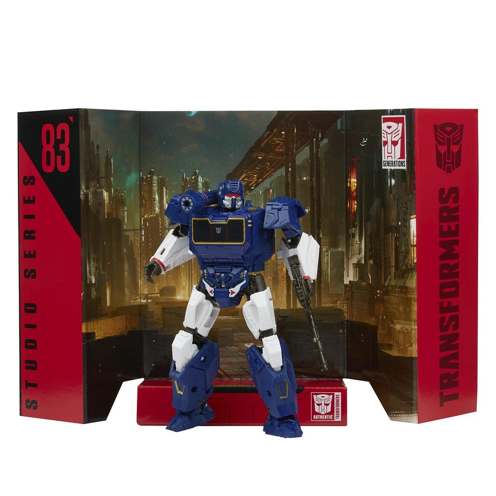 Transformers Studio Series 83, figurine Soundwave classe voyageur du film Transformers : Bumblebee, 16,5 cm