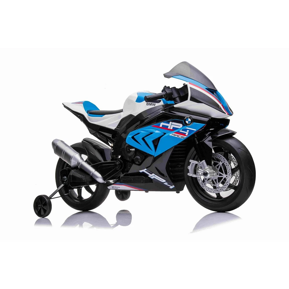 KIDSVIP BMW HP4 Licensed Super Motorcycle With Music, Lights and Rubber Wheels