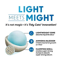 Tidy Cats Poids Plume avec Glade Source Pure Multichat, Litière Agglomérante pour Chats 5,44 kg 5,44 kg