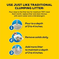Tidy Cats Poids Plume avec Glade Source Pure Multichat, Litière Agglomérante pour Chats 5,44 kg 5,44 kg