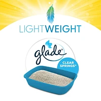 Tidy Cats Poids Plume avec Glade Source Pure Multichat, Litière Agglomérante pour Chats 5,44 kg 5,44 kg