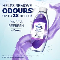 Downy Purifying Rinse Laundry Odour Remover and Fabric Softener, Fresh Lavender fl oz., Safe On All Fabrics, HE Compatible, 1.09L