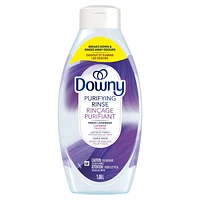 Downy Purifying Rinse Laundry Odour Remover and Fabric Softener, Fresh Lavender fl oz., Safe On All Fabrics, HE Compatible, 1.09L