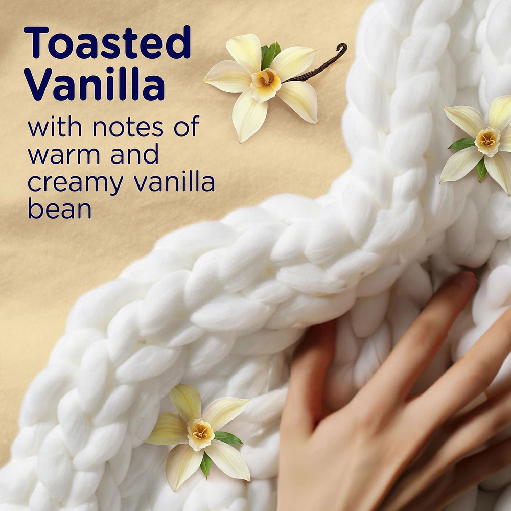 Downy Comfy Cozy In-Wash Laundry Scent Booster Beads, Toasted Vanilla Scent, Softness and Freshness