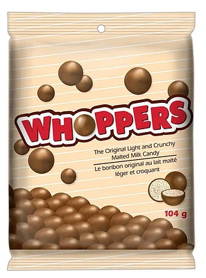 WHOPPERS Malted Milk Candy, 104g