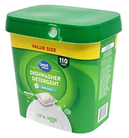 Great Value Automatic Dishwasher Detergent Pacs, 110 Pacs