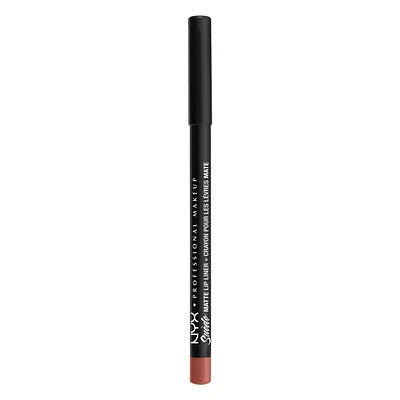 NYX Professional Makeup - Crayon à Lèvres Mat en Daim, Épicé Crayon à lèvres, soft matte