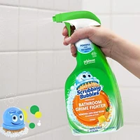 Scrubbing Bubbles® Bathroom Cleaner and Disinfectant Spray, Kills Germs on Tubs, Shower Walls and More, Citrus Scent, 946mL, 946mL, Citrus Scent