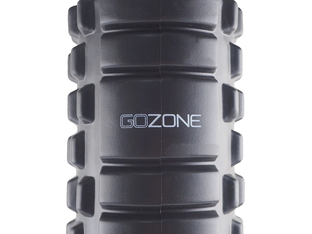 GoZone 24" Body Roller – Black, With multi-textured surface