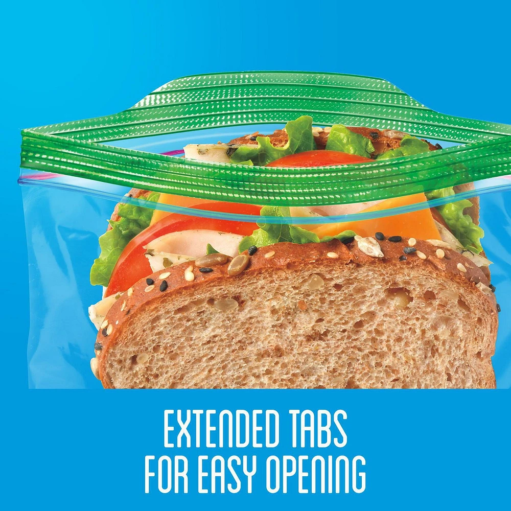 Ziploc® Sandwich Bags with Grip 'n Seal Technology