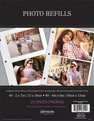 Pinnacle Magnetic Photo Album Refill Pages