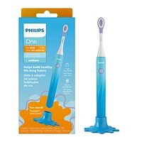 Brosse à dents à pile Philips One de Sonicare, bleu, HY1130/02 One de Sonicare bleu