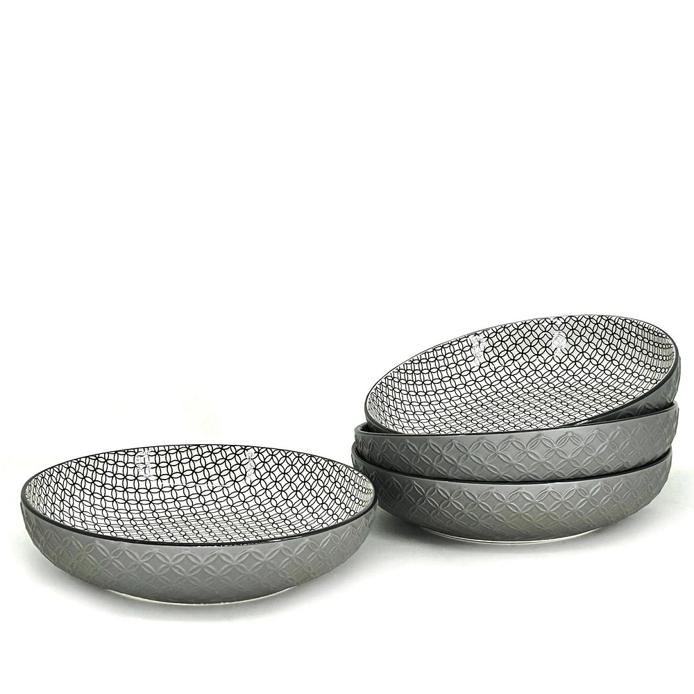 BIA S/4 Textured Shallow Bowls