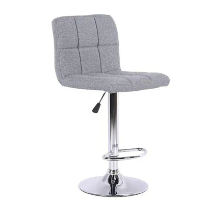 Plata Import Adjustable Swivel Stool in Grey Color