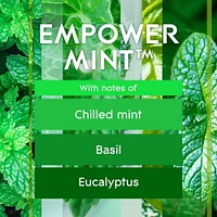 Glade® Scented Candle Air Freshener, Empower Mint™, 3-Wick Candle