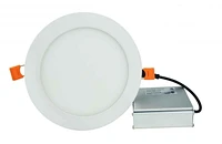 American Imaginations Pieces Set Of -in. W Round Aluminum Semi-Recessed Pot Lights In White AI