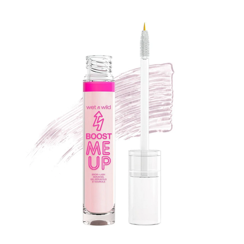 Boost Me Up Brow & Lash Serum, Nourishing serum gel.