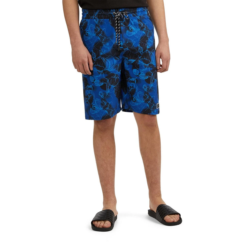 Ecko Unltd Maillot de bain à fleurs floues pour hommes