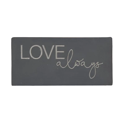 hometrends "Love Always" Two Tone Plaque