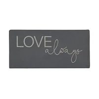 hometrends "Love Always" Two Tone Plaque