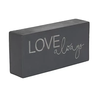 hometrends "Love Always" Two Tone Plaque