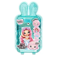 Na Na Na Surprise 2-in-1 Fashion Doll and Sparkly Sequined Purse Sparkle Series – Daria Duckie, 7.5" Raincoat Doll