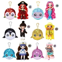 Na Na Na Surprise 2-in-1 Fashion Doll and Sparkly Sequined Purse Sparkle Series – Daria Duckie, 7.5" Raincoat Doll