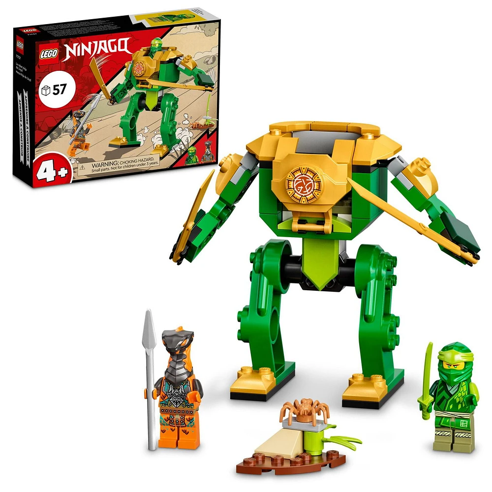 LEGO NINJAGO Lloyd’s Ninja Mech 71757 Toy Building Kit (57 Pieces)