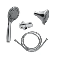 akuaplus® - 3-Way combo hand shower and shower head 5 Settings.