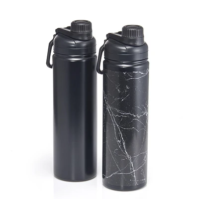 Mainstays 2Pack 24oz Stainless Steel Bottle