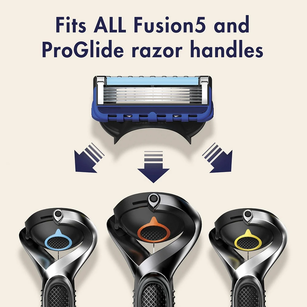 Gillette ProGlide Men's Razor, Handle + 6 Blade Refills