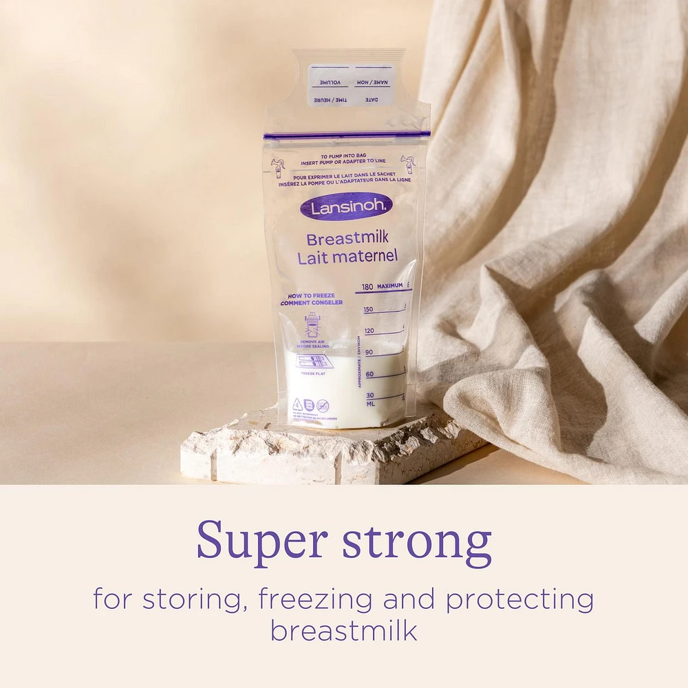 Lansinoh Breastmilk Storage Bags, 50 Count