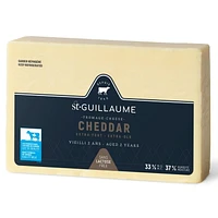 St-Guillaume 2 Year Old Cheddar Cheese, 580g block, Aged Cheddar Cheese