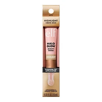 e.l.f. Cosmetics Tube Beaute Illuminateur Halo Glow Highlight avec applicateur à embout tampon, 10 mL
