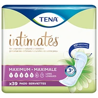 TENA Incontinence Pads for Women, Heavy Absorbency, Long, 39 Count