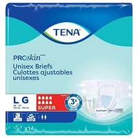 TENA Incontinence Briefs, Super Absorbency,  Large, 14 Count, 14 Count, Large