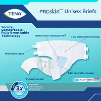 TENA Incontinence Briefs, Super Absorbency,  Large, 14 Count, 14 Count, Large