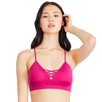 No Boundaries Women's Strappy Cami Bra