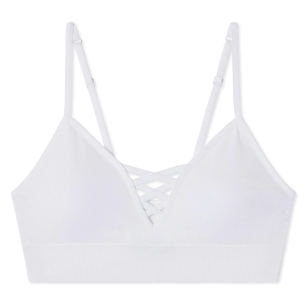 No Boundaries Women's Strappy Cami Bra