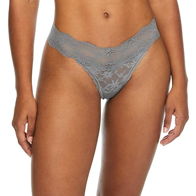 Lot de 2 tangas en dentelle No Boundaries pour femmes Tailles P-TTG