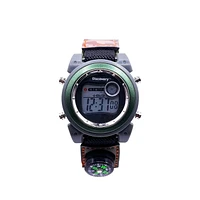 Montre Discovery à bracelet Fastwrap en nylon aux motifs de camouflage verts
