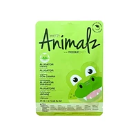 Pretty Animalz Alligator Sheet Mask, Alligator Printed Sheet Mask, 21ml, Vitalizing