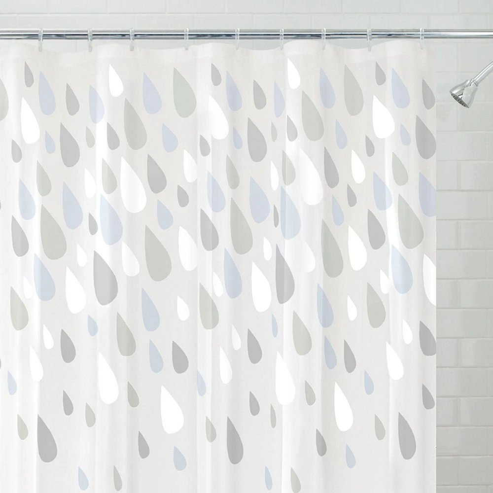 Mainstays Raindrops PEVA Shower Curtain, Raindrops PEVA Shower Curtain