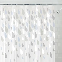 Mainstays Raindrops PEVA Shower Curtain, Raindrops PEVA Shower Curtain