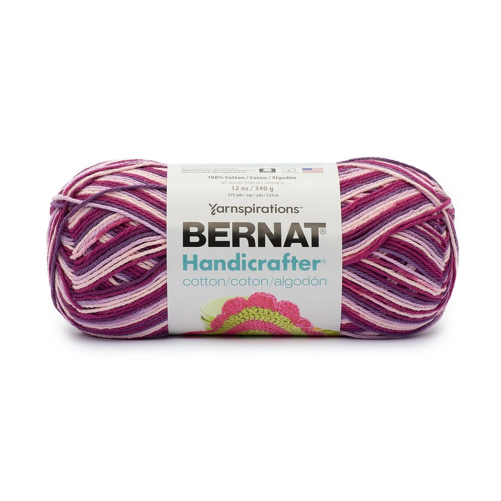 Bernat® Handicrafter® Ombre Yarn, Cotton #4 Medium, 12oz/340g, 573 Yards