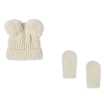 George Toddler Girls' Hat and Mitts 2-Piece Set