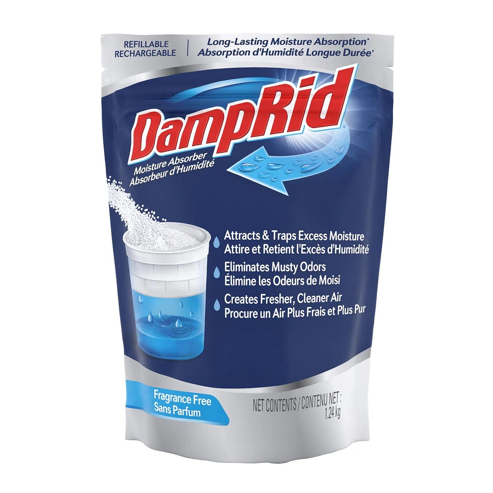 DampRid Refill Bag - Fragrance Free Moisture Absorber, 44 oz.