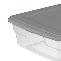 Sterilite Set of (2) 28 Qt./26 L Storage Box, (2)26L